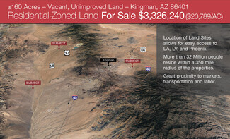 Plus de détails pour 160 Acres of Kingman Residential Land – Terrain à vendre