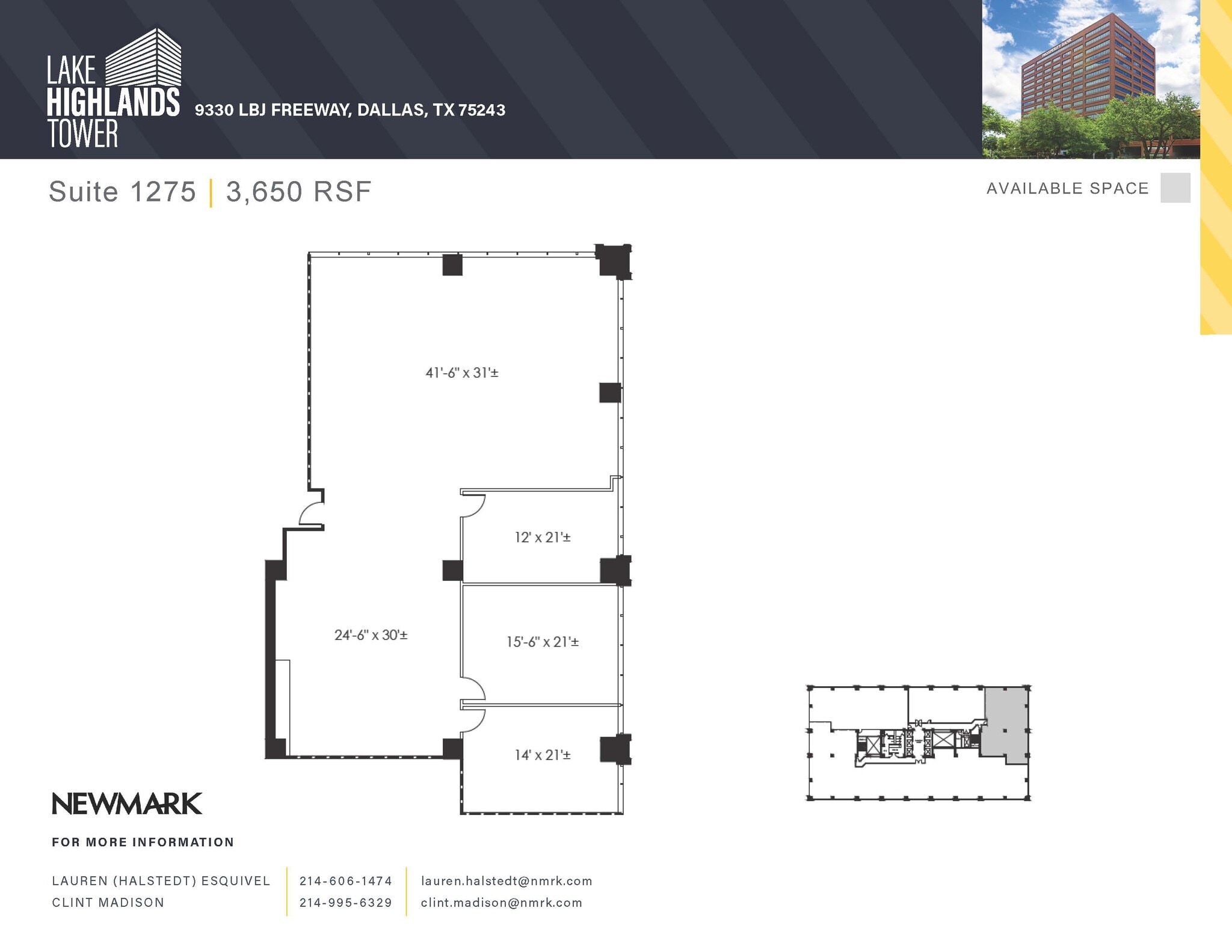 9330 Lyndon B Johnson Fwy, Dallas, TX à vendre Plan d’étage- Image 1 de 1