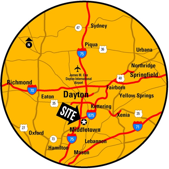 Springboro Pike, Miamisburg, OH à vendre - Plan de site - Image 2 de 5