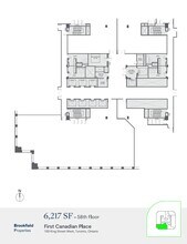 100 King St W, Toronto, ON for lease Floor Plan- Image 1 of 1