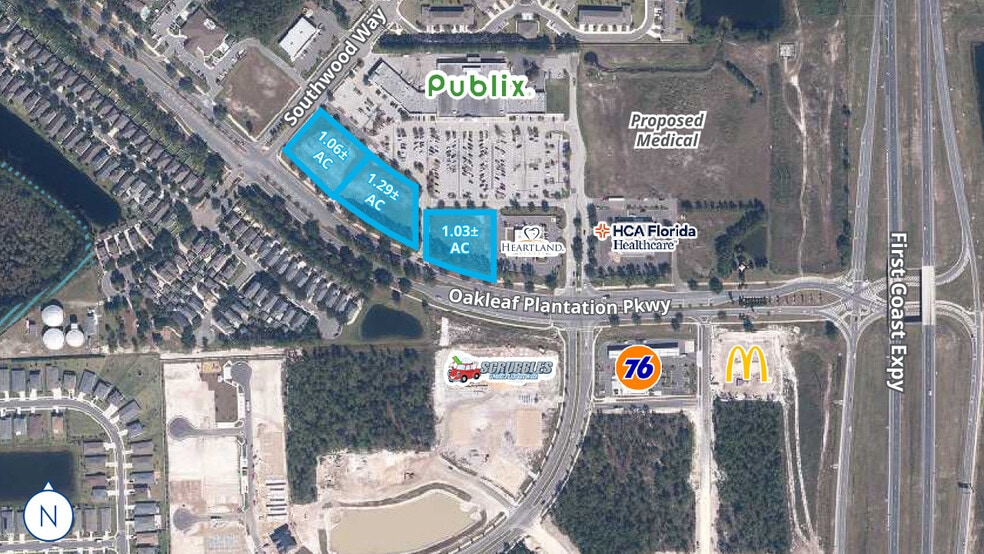 1075 Oakleaf Plantation Pky, Orange Park, FL à louer - Photo du bâtiment - Image 1 de 2