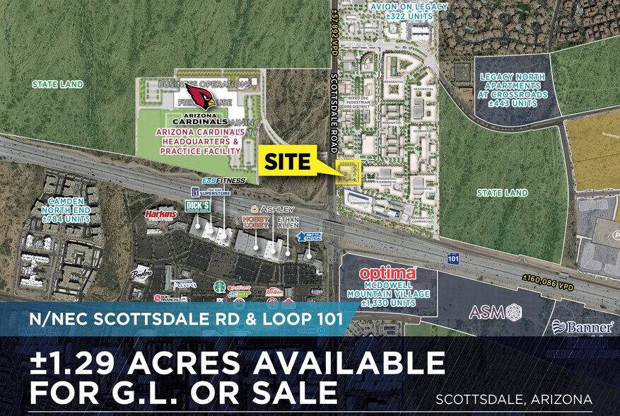 N/NEC Scottsdale Road & 101 loop, Scottsdale, AZ à vendre - Photo principale - Image 1 de 2