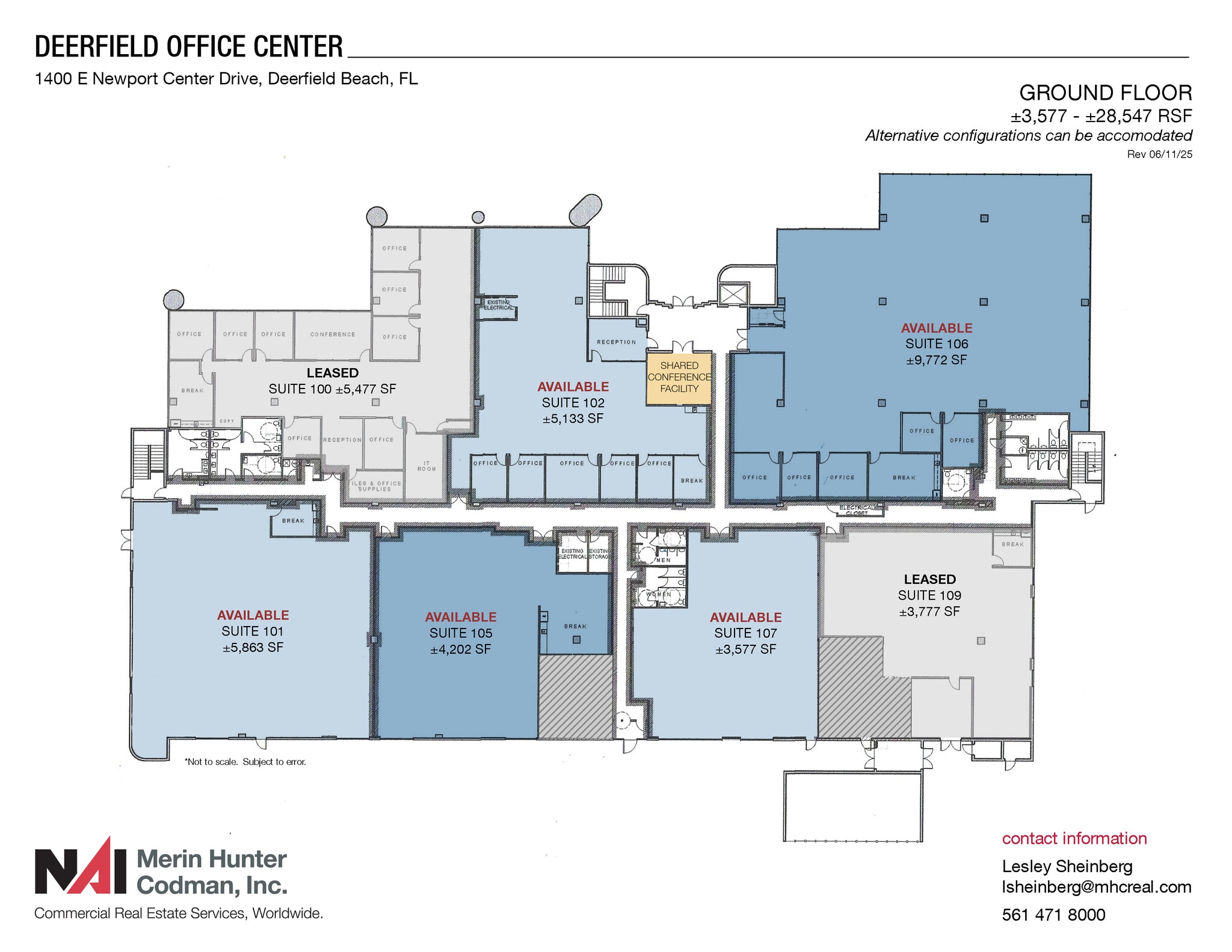 1400 E Newport Center Dr, Deerfield Beach, FL for lease Floor Plan- Image 1 of 1