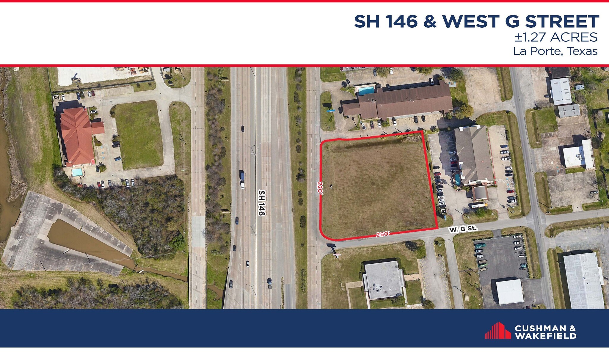 SH 146 & West G Street, La Porte, TX à vendre Photo du bâtiment- Image 1 de 4