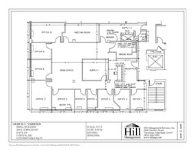 200 E Joppa Rd, Towson, MD for lease Floor Plan- Image 1 of 1