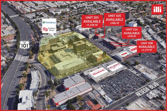 More details for 18356-18388 Clark St, Tarzana, CA - Medical for Lease