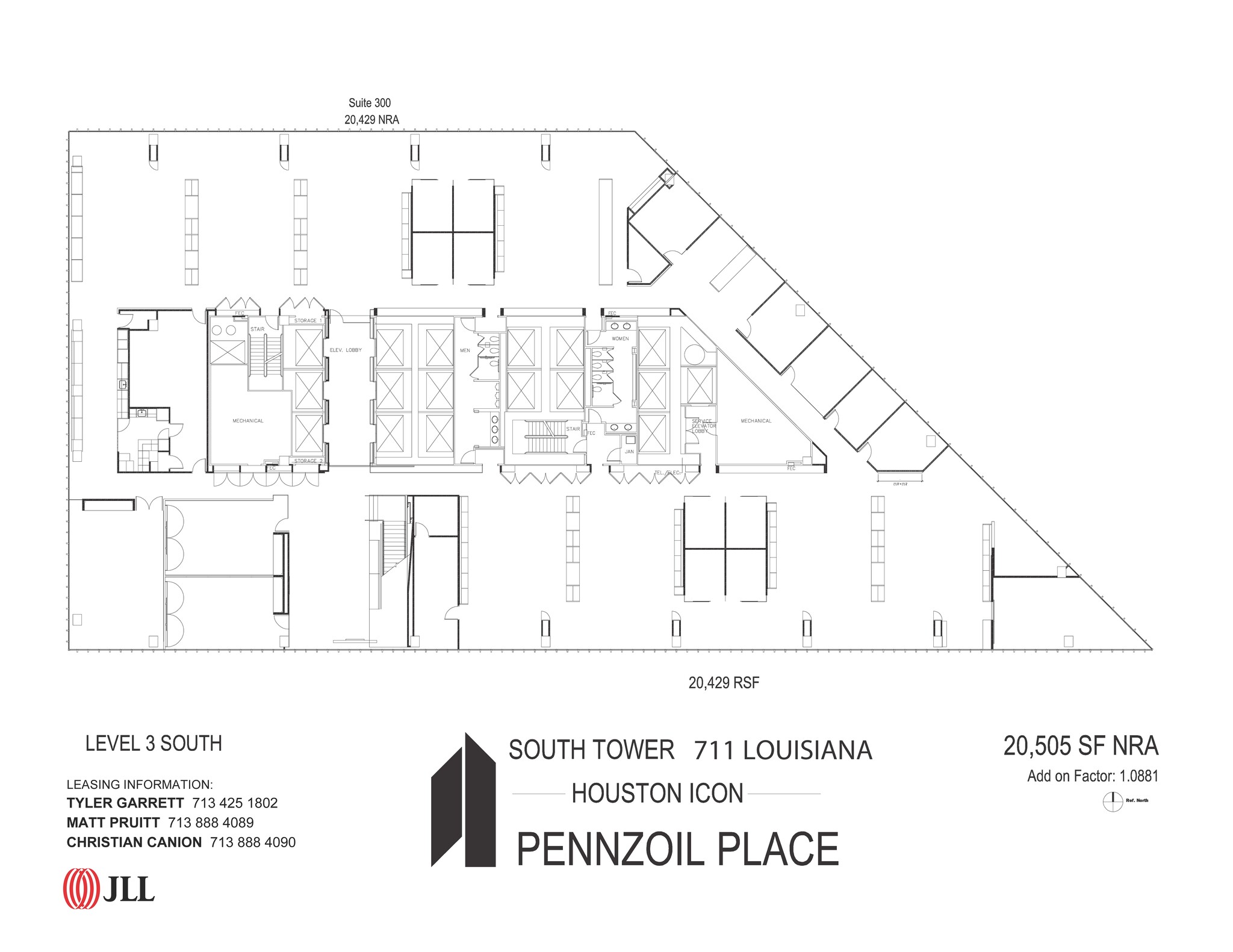 711 Louisiana St, Houston, TX for lease Floor Plan- Image 1 of 1