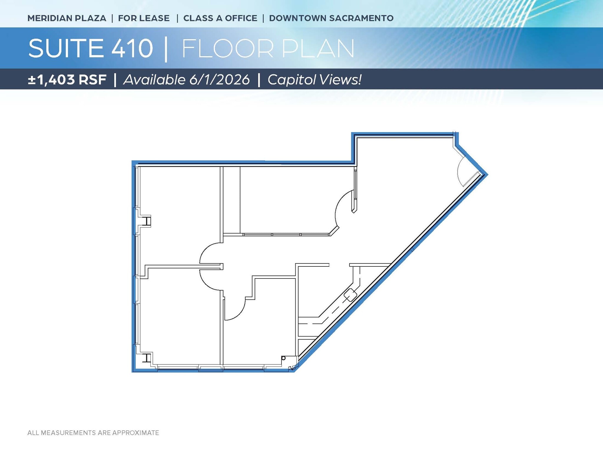 1415 L St, Sacramento, CA à louer Plan d’étage- Image 1 de 1