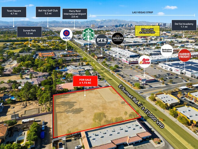 More details for 3611 E Sunset Rd, Las Vegas, NV - Land for Sale