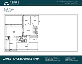 8460 N Sam Houston Pky W, Houston, TX à louer Plan d’étage- Image 2 de 2