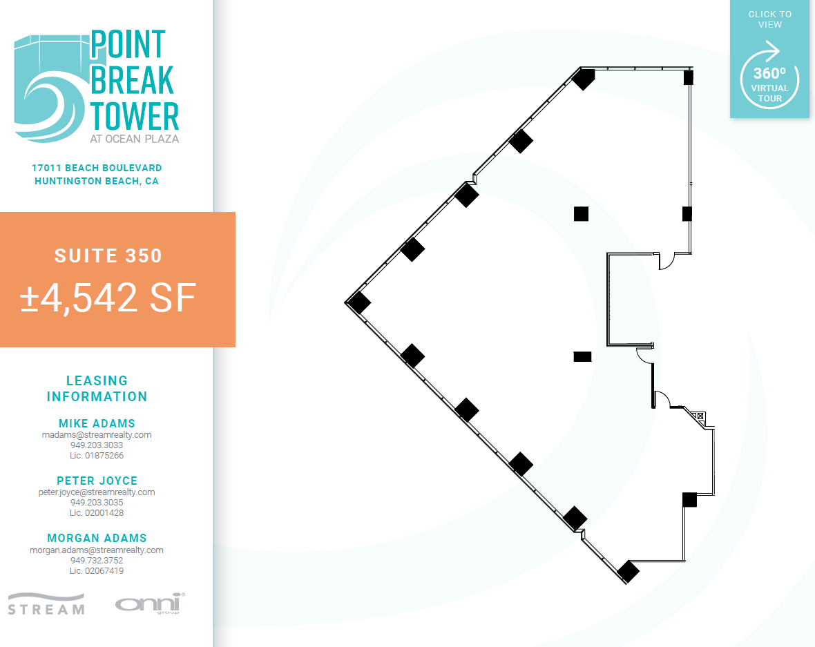 17011 Beach Blvd, Huntington Beach, CA for lease Floor Plan- Image 1 of 2