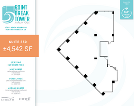 17011 Beach Blvd, Huntington Beach, CA for lease Floor Plan- Image 1 of 2