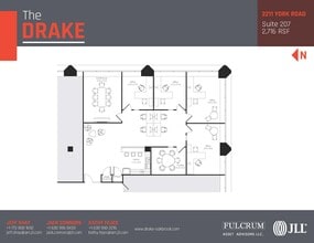 2211-2215 S York Rd, Oak Brook, IL for lease Floor Plan- Image 1 of 1