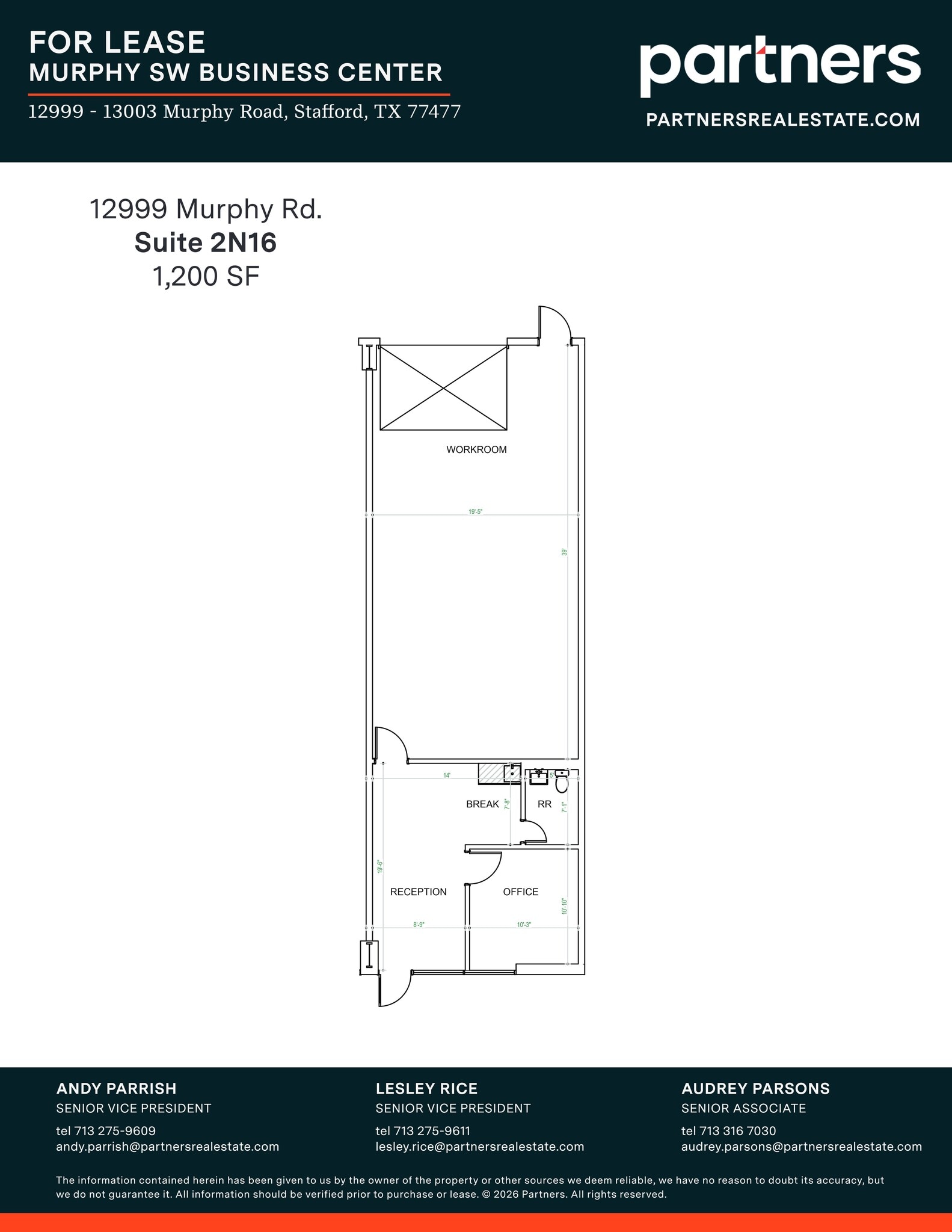 12999-13003 Murphy Rd, Stafford, TX for lease Site Plan- Image 1 of 1