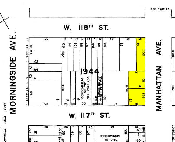 411-421 Manhattan Ave, New York, NY for lease - Plat Map - Image 2 of 6