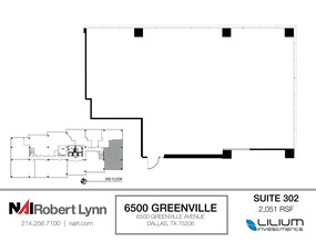 6500 Greenville Ave, Dallas, TX for lease Floor Plan- Image 1 of 2