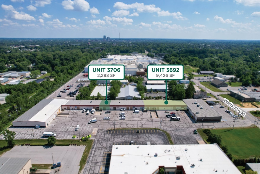 3674-3736 N Wells St, Fort Wayne, IN for lease - Building Photo - Image 2 of 4