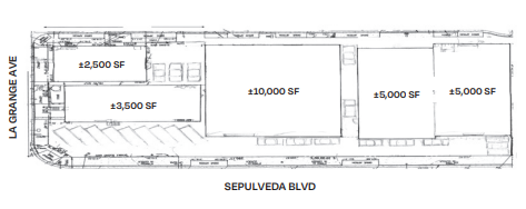 1975-1977 S Sepulveda Blvd, Los Angeles, CA à louer Plan d  tage- Image 1 de 1