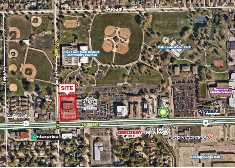 6760-6768 W 95th St, Oak Lawn, IL for lease - Building Photo - Image 2 of 5