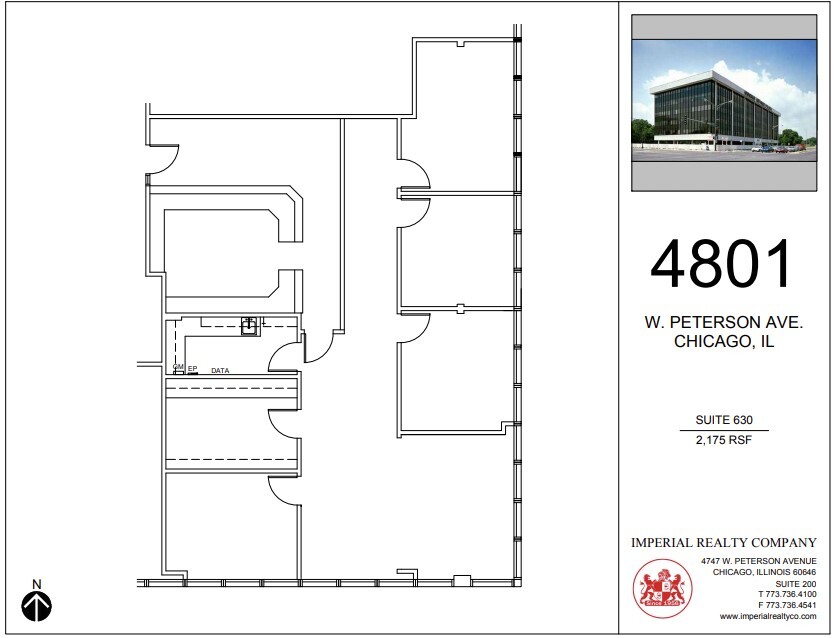 4801 W Peterson Ave, Chicago, IL à louer Plan d  tage- Image 1 de 6