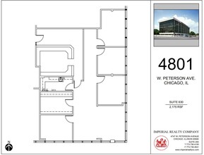 4801 W Peterson Ave, Chicago, IL à louer Plan d  tage- Image 1 de 6