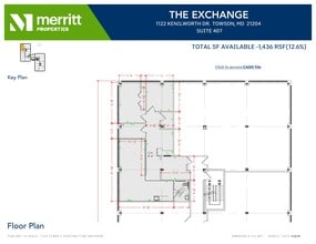 1122 Kenilworth Dr, Towson, MD for lease Floor Plan- Image 1 of 1