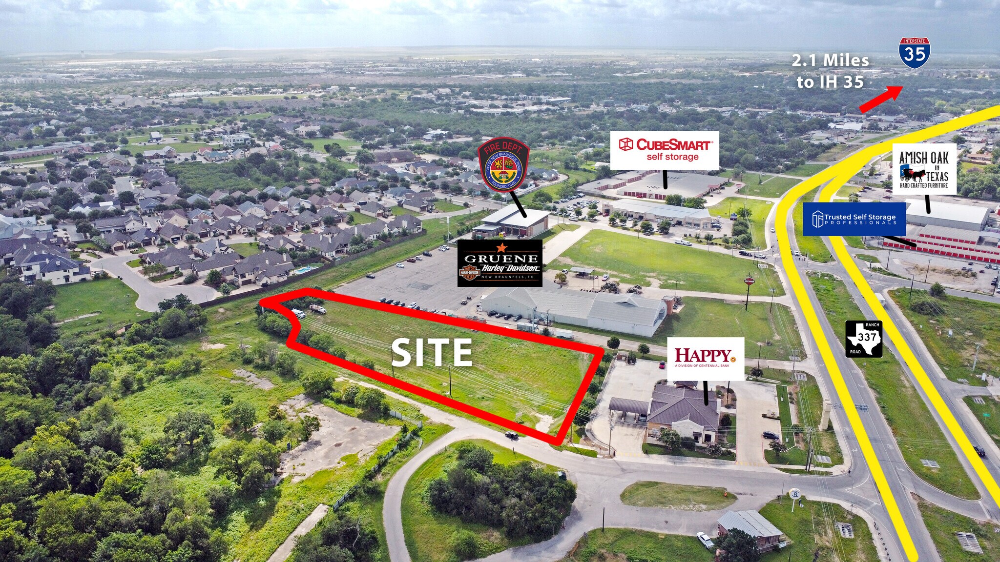 0 River Terrace, New Braunfels, TX à vendre Aérien- Image 1 de 16