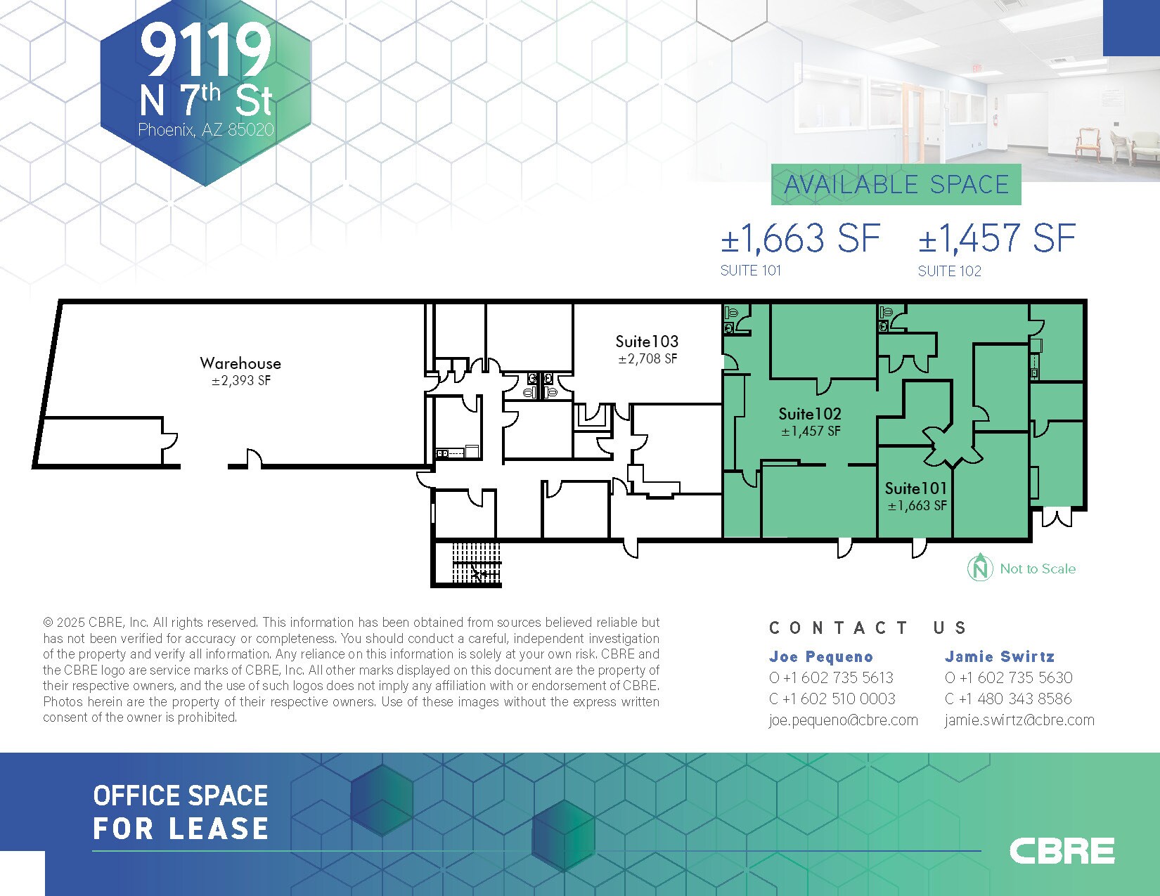 9119 N 7th St, Phoenix, AZ à louer Plan d’étage- Image 1 de 1