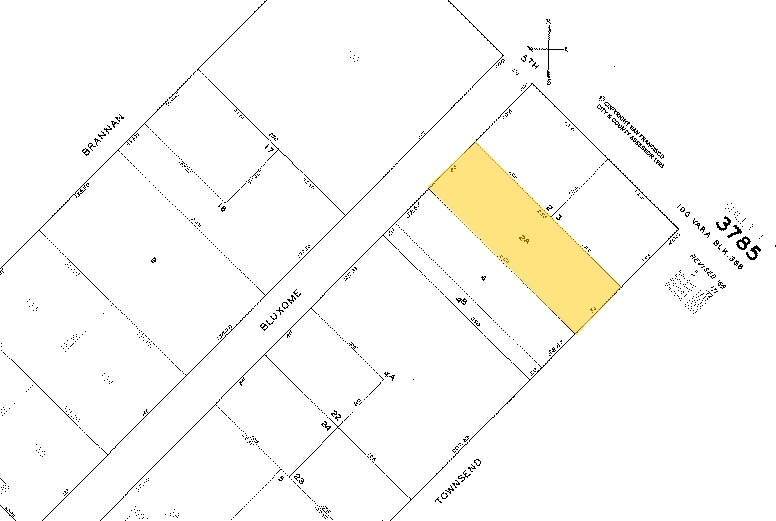 410 Townsend St, San Francisco, CA à louer - Plan cadastral - Image 3 de 10