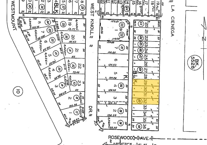 519 N La Cienega Blvd, West Hollywood, CA for lease - Plat Map - Image 2 of 2