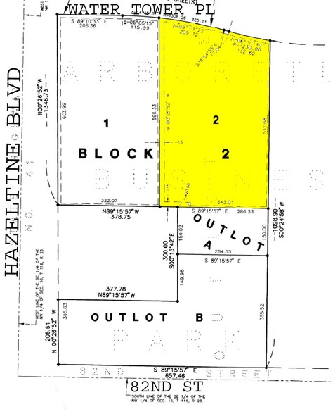 2885-2929 Water Tower Pl, Chanhassen, MN for lease - Plat Map - Image 3 of 5