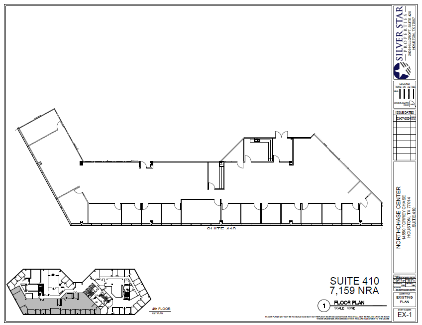 14550 Torrey Chase Blvd, Houston, TX à louer Plan d’étage- Image 1 de 1