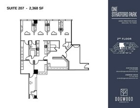 18383 Preston Rd, Dallas, TX à louer Plan d’étage- Image 1 de 1