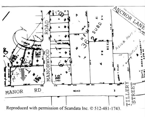 3112 Manor Rd, Austin, TX for lease - Plat Map - Image 2 of 2