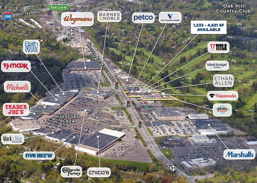 3240 Monroe Ave, Rochester, NY à louer - Aérien - Image 2 de 5