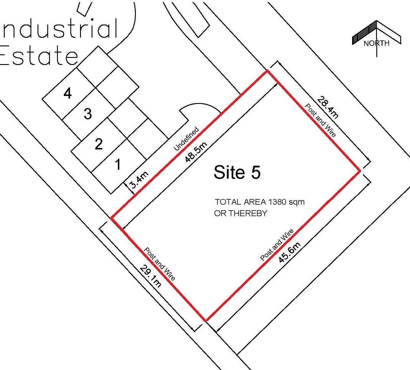 Balintore Industrial Estate, Balintore à louer Plan de site- Image 1 de 2