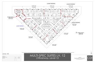 2 Riverway, Houston, TX for lease Floor Plan- Image 1 of 1