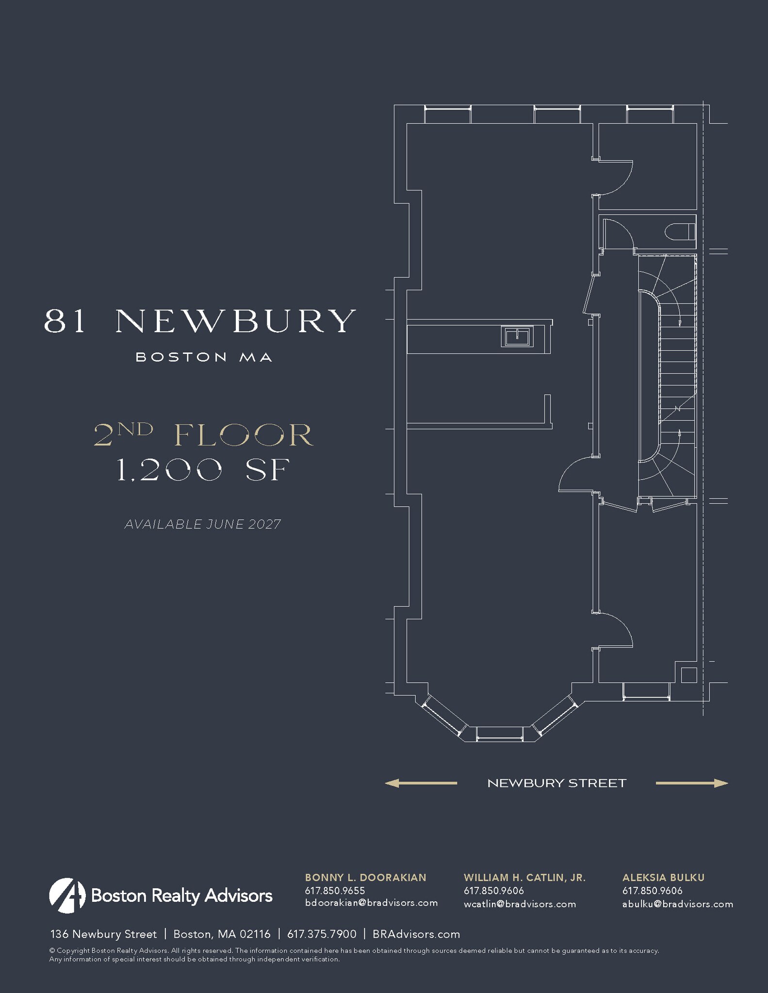 81 Newbury St, Boston, MA for lease Floor Plan- Image 1 of 1