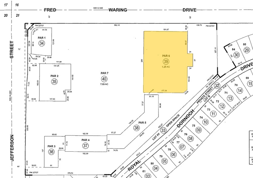 44100 Jefferson St, Indio, CA for sale - Plat Map - Image 1 of 1