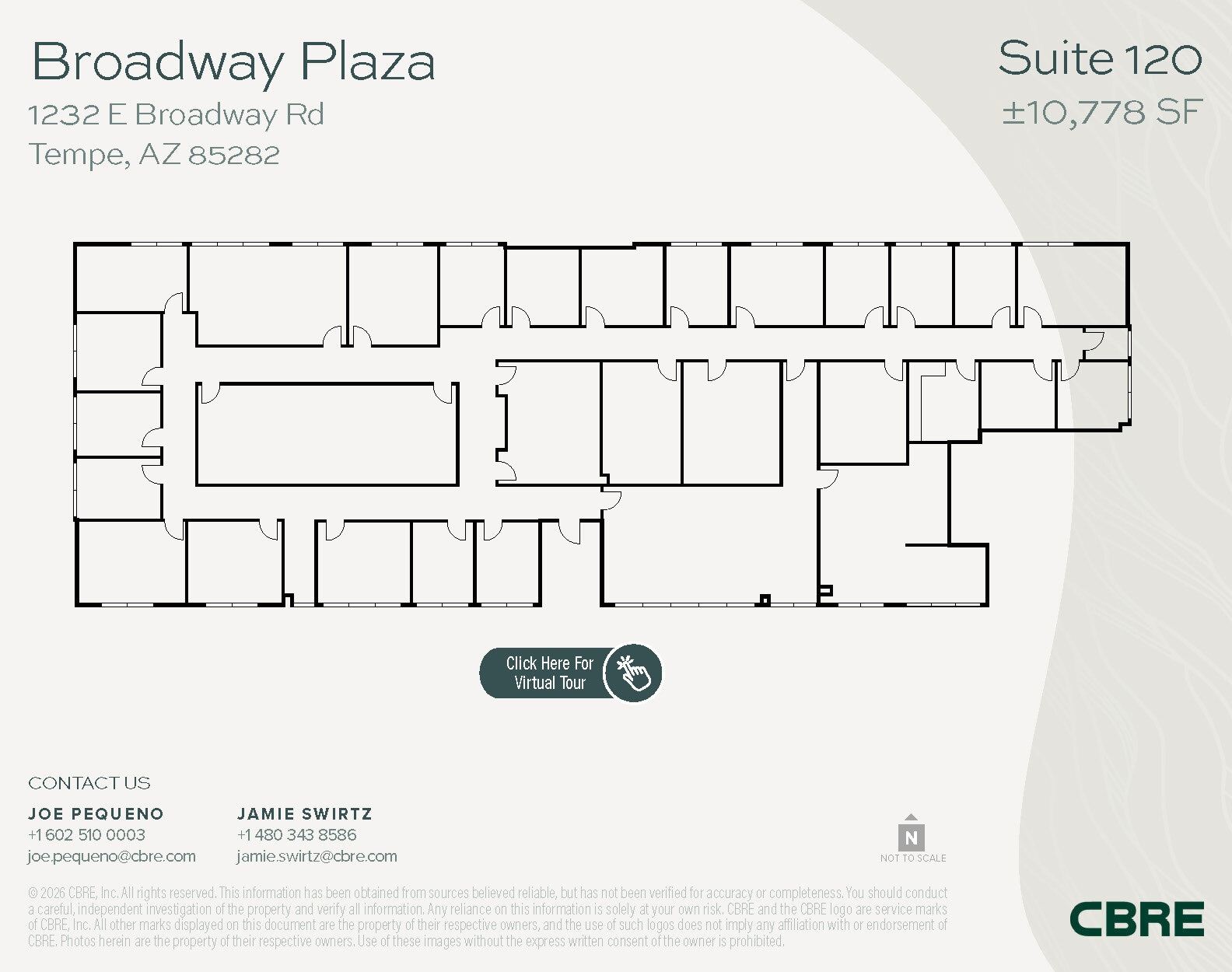 1232 E Broadway Rd, Tempe, AZ à louer Plan d’étage- Image 1 de 1