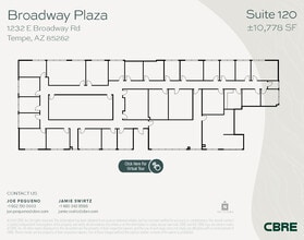 1232 E Broadway Rd, Tempe, AZ à louer Plan d’étage- Image 1 de 1