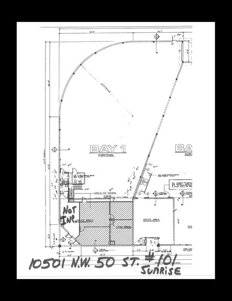 10501 NW 50th St, Sunrise, FL à louer - Plan d’étage - Image 2 de 7