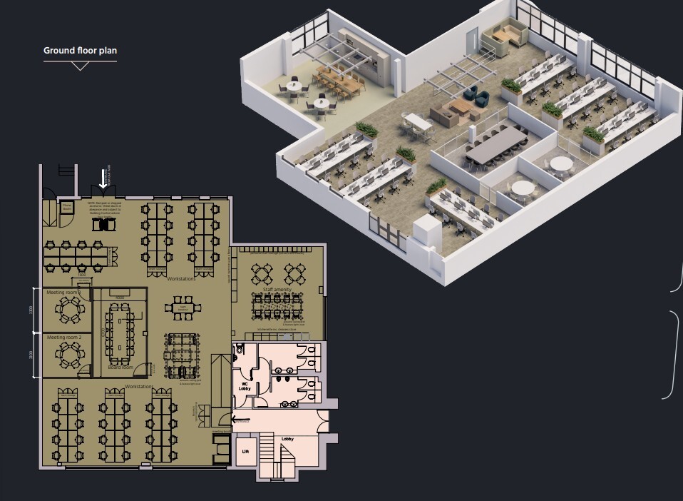 Elstree Way, Borehamwood for lease Floor Plan- Image 1 of 3