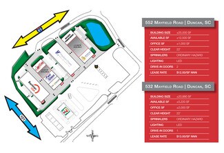 Plus de détails pour 252 Plemmons Rd, Duncan, SC - Industriel à louer