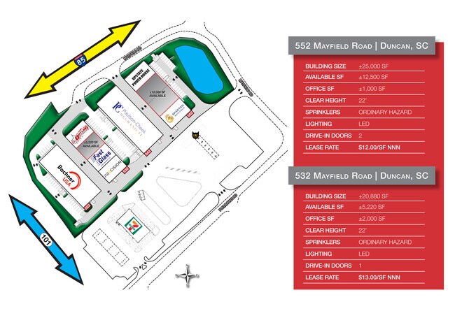 More details for 252 Plemmons Rd, Duncan, SC - Industrial for Lease