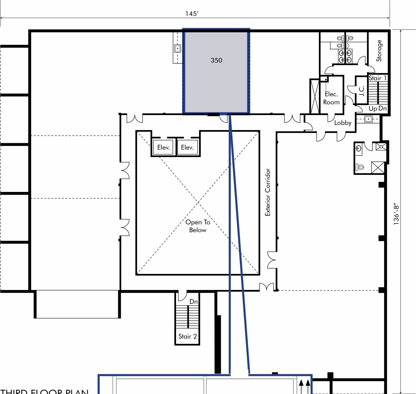 7200-7202 Greenleaf Ave, Whittier, CA à louer Plan d’étage- Image 1 de 2