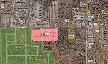 SWQ of Waterloo Rd & Coltrane Rd, Edmond, OK - Aérien  Vue de la carte