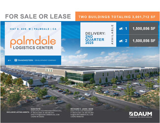 Plus de détails pour 3347 E Avenue M, Palmdale, CA - Industriel à vendre