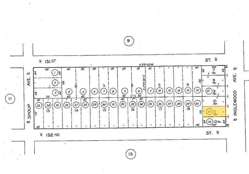 13119 Inglewood Ave, Hawthorne, CA à vendre - Plan cadastral - Image 2 de 7