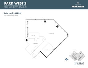 1501-1507 Lyndon B Johnson Fwy, Dallas, TX à louer Plan d’étage- Image 1 de 1